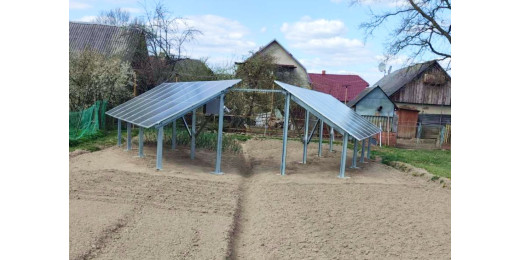 Однорядна наземна конструкція під СЕС